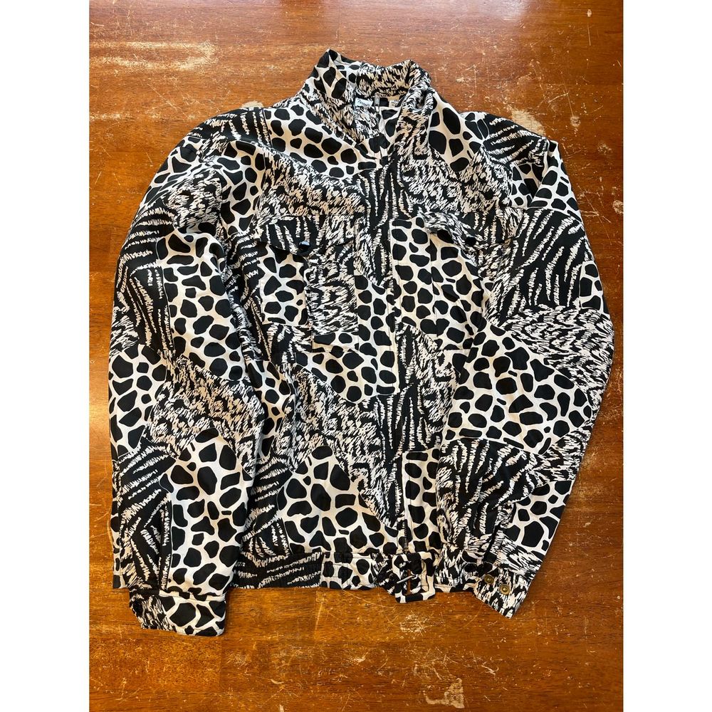 [SOLD] Retro Zebra Print Elizabeth Terell Jacket